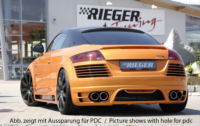 Achterbumper passend voor Audi TT 09.06- Rieger