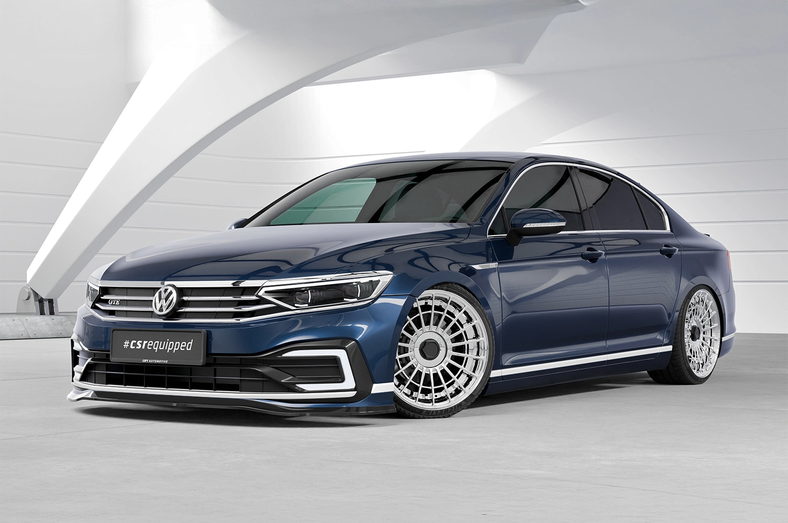 Voorspoiler passend voor VW Passat B8 Typ 3G GTE R-Line facelift 7/2019-2024