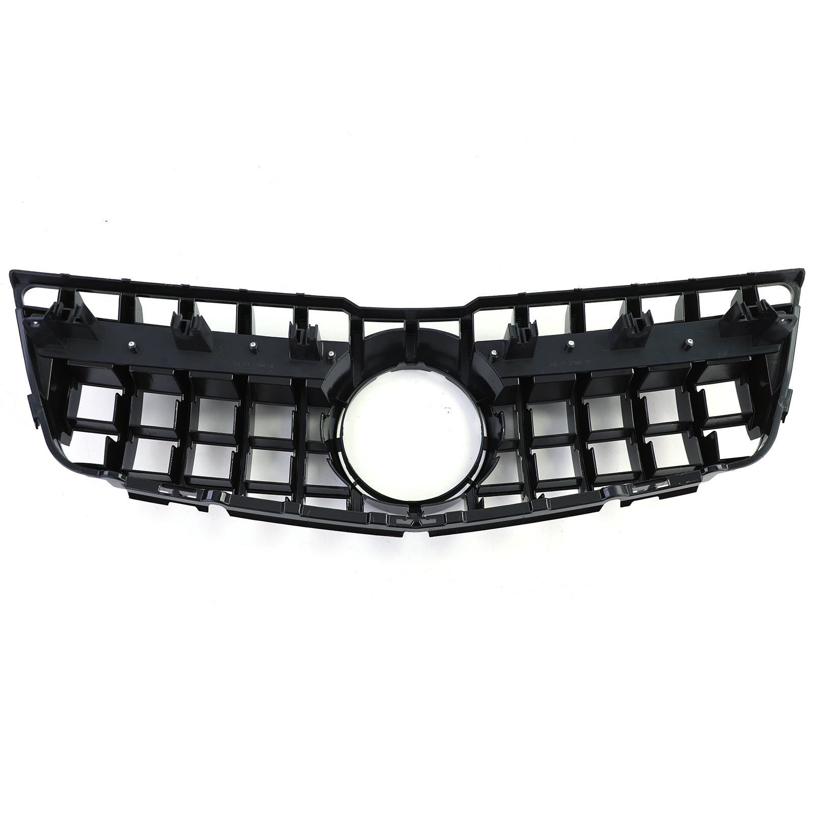 Grill passend voor Mercedes Benz GLK-Class X204 (2008-2012) Zwart Chroom