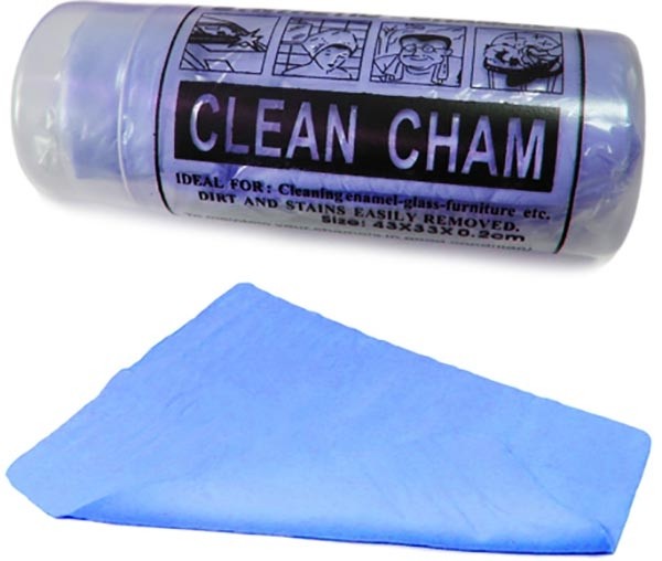 Clean Chem Polijst, poets en schoonmaak doek. Blauw