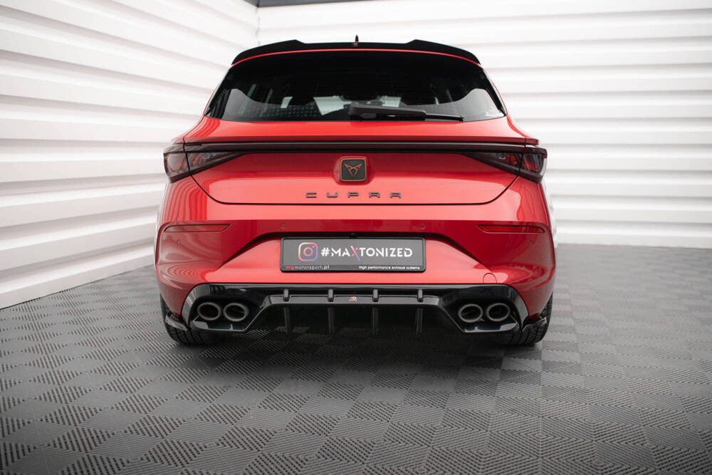 Diffuser passend voor Cupra Leon KL Maxton Glans Zwart