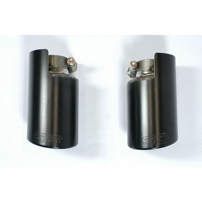 695 ABARTH 1.4T "Tributo Ferrari" (180 Hp) 2009 Endpipe kit Right O100 - Left O100 "Black"