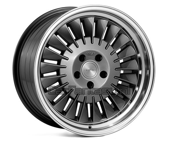 Ispiri CSR1D 8.5/9.5x18 5X100 ET35 CARBON-GRAPHITE-POLISHED-LIP