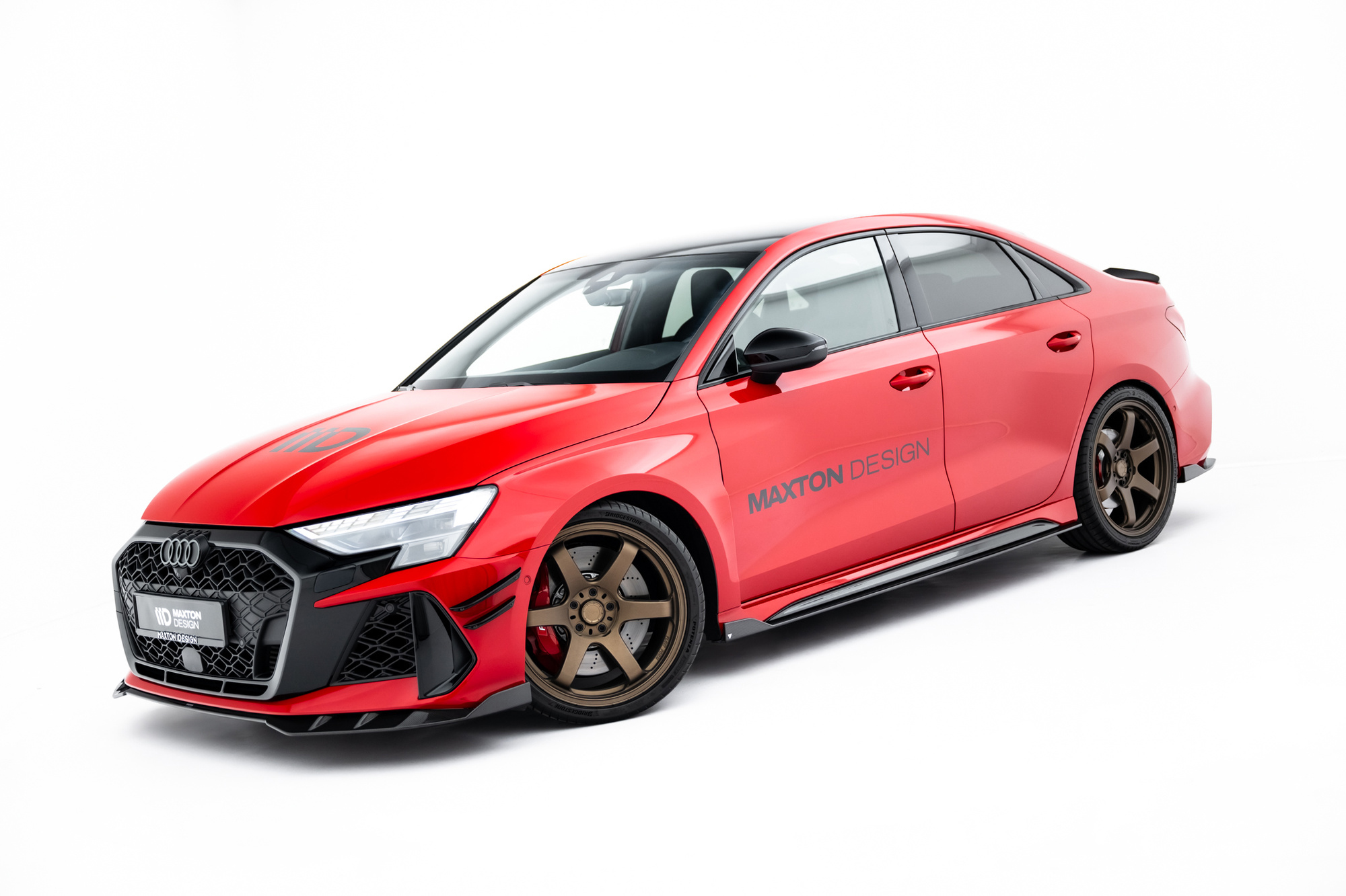 Prepreg Carbon Fiber Zijskirts V.1 Audi RS3 Sedan 8Y Facelift – Maxton Design