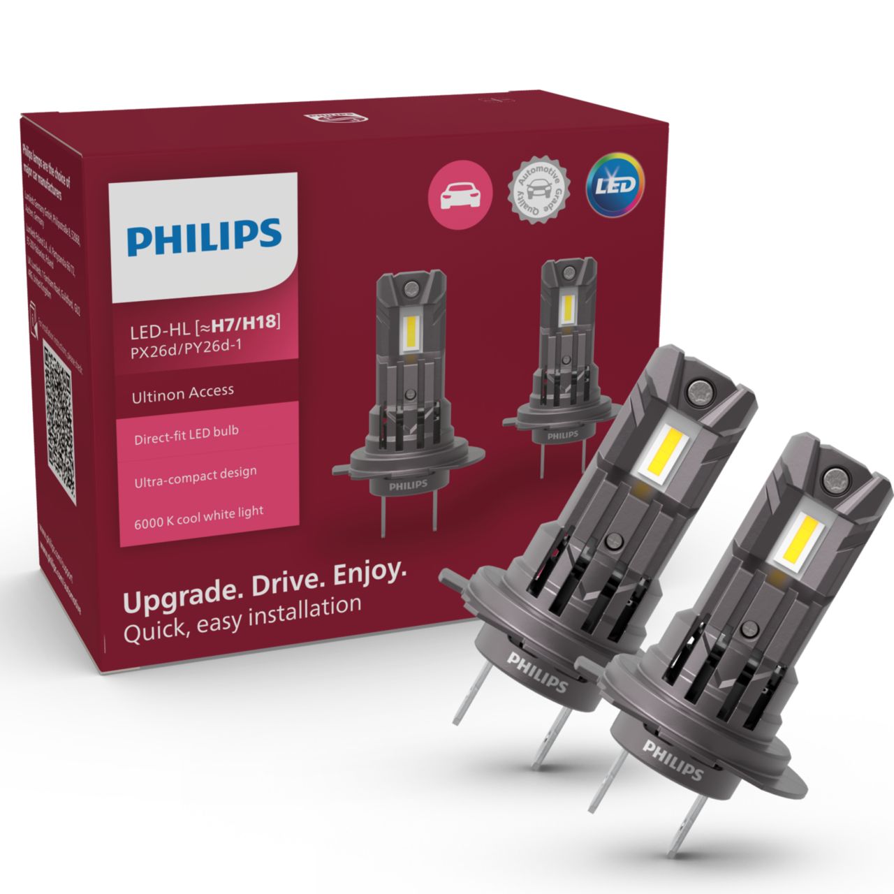Philips Ultinon Access LED H7/H18 11972 16W 12V U2500 C2