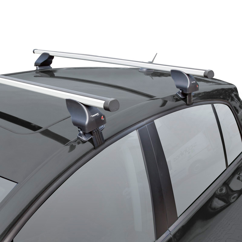 Dakdragerset Twinny Load Aluminium A43  Audi/Ford/Toyota diverse modellen (voor auto's zonder dakreling)