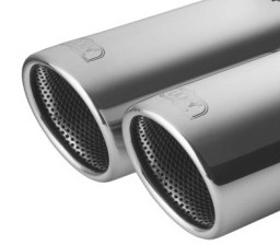 Einddemper VW Golf V 2003-2008 RVS eindstuk 2x70mm rond ulter