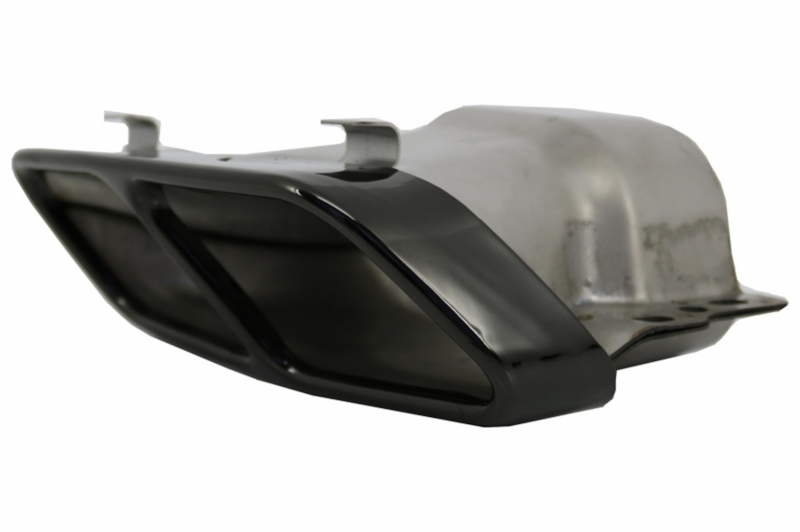 Diffuser passend voor Mercedes W176 A45 AMG look zwart