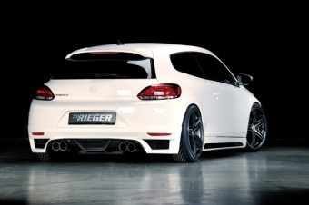 Diffuser passend voor Volkswagen Scirocco Rieger
