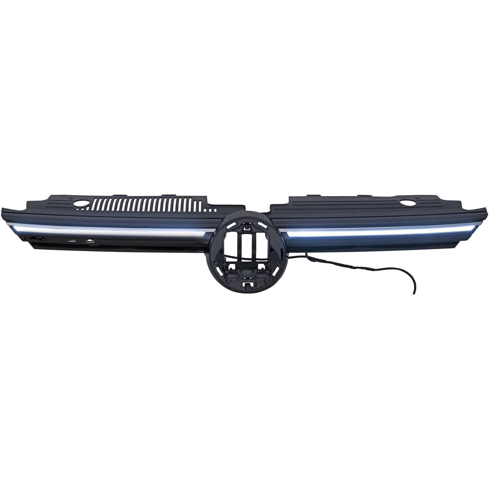 Grill passend voor Volkswagen Golf 8 Chroom GTD met LED