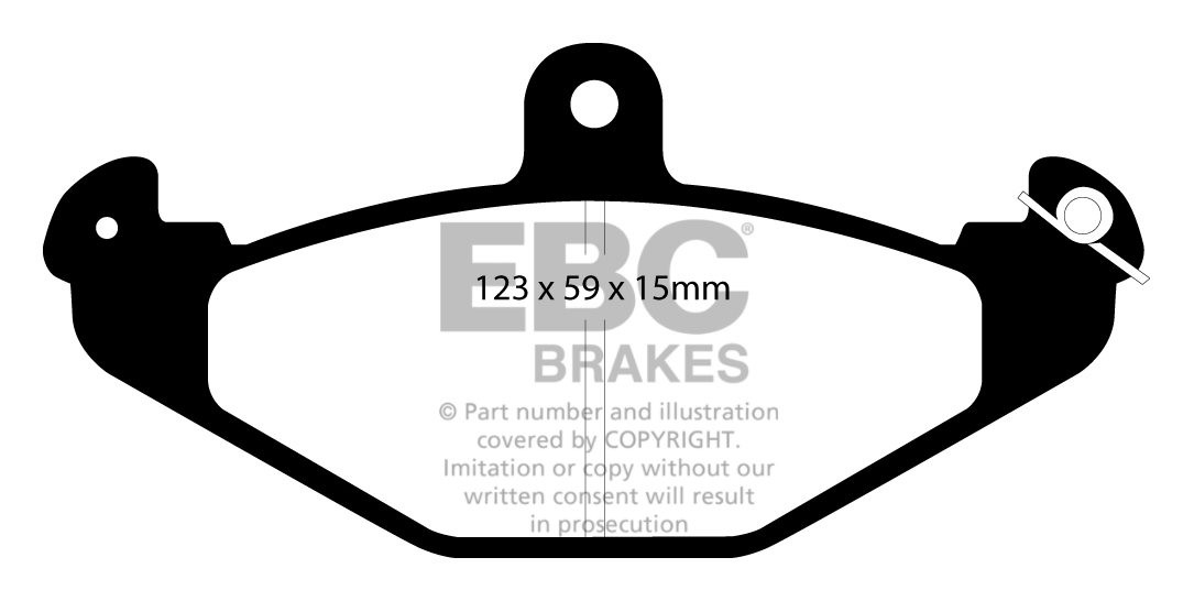 EBC Brakes LOTUS Exige 1.8 Supercharged (260) 2008-.. Remblokken