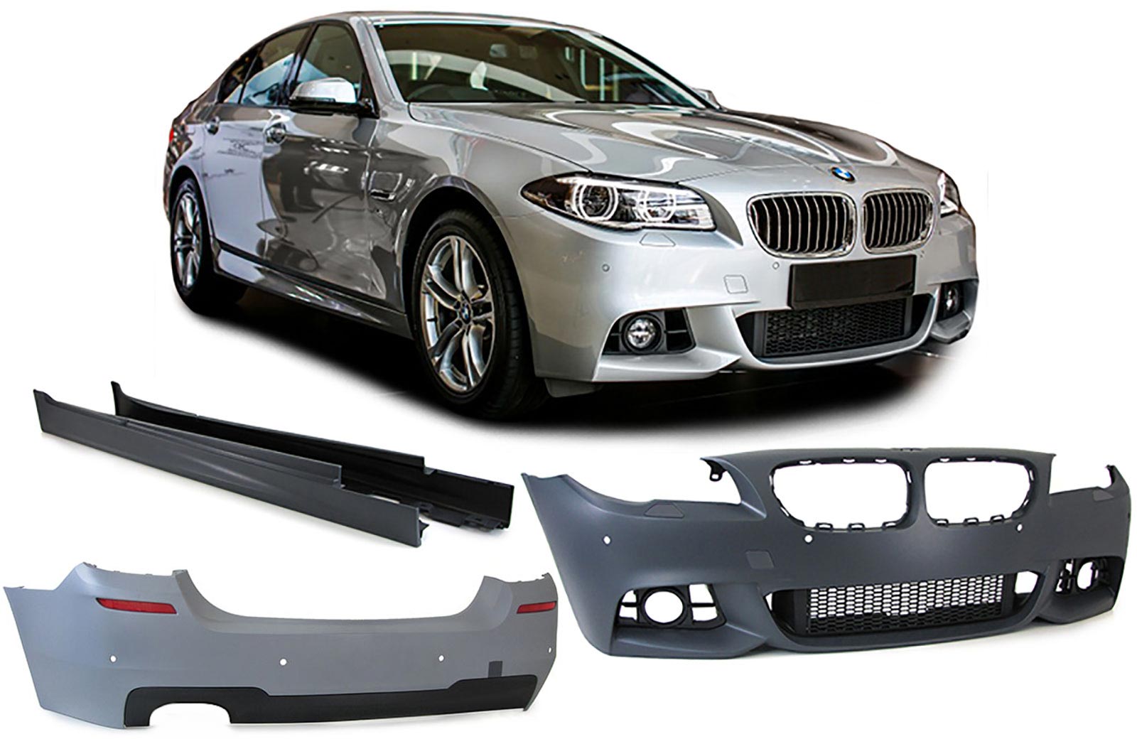 Bodykit passend voor BMW F10 LCI 13-17 M-Tech Look