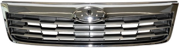 Radiator Grill FORESTER 08->> ChroomLIJST/ZILVERGRIJS