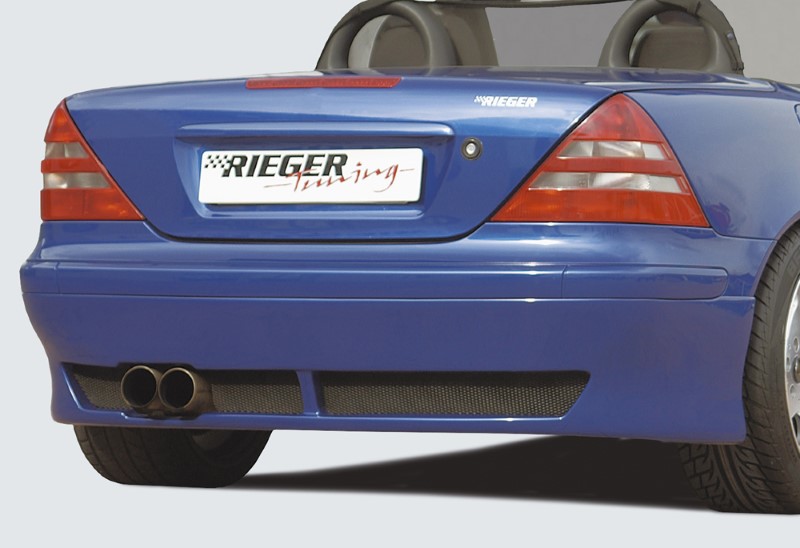 Achterbumper Diffuser passend voor Mercedes SLK vanaf model 00 Rieger