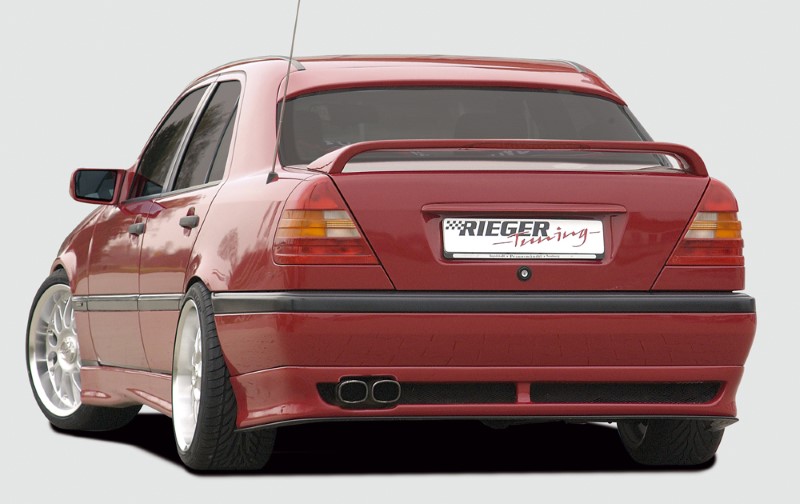Achterbumper Diffuser passend voor Mercedes W202 vanaf 06.97 Rieger