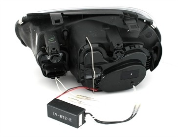 Koplampen passend voor VW Golf IV Angel Eyes CCFL zwart