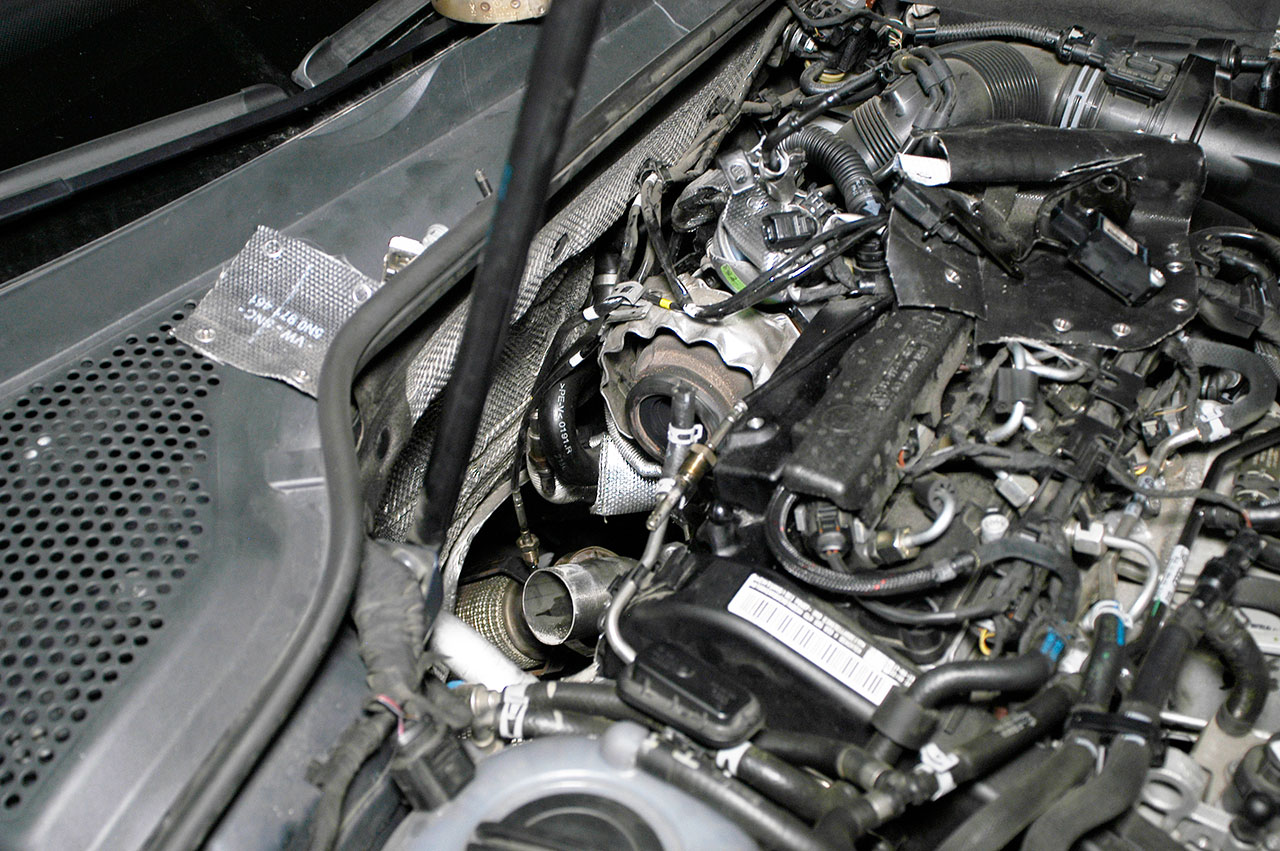 AUDI A3 8V Sedan QUATTRO 2.0 TDI (184 Hp) 2013 Turbo Downpipe (replaces diesel soot filter) With sen