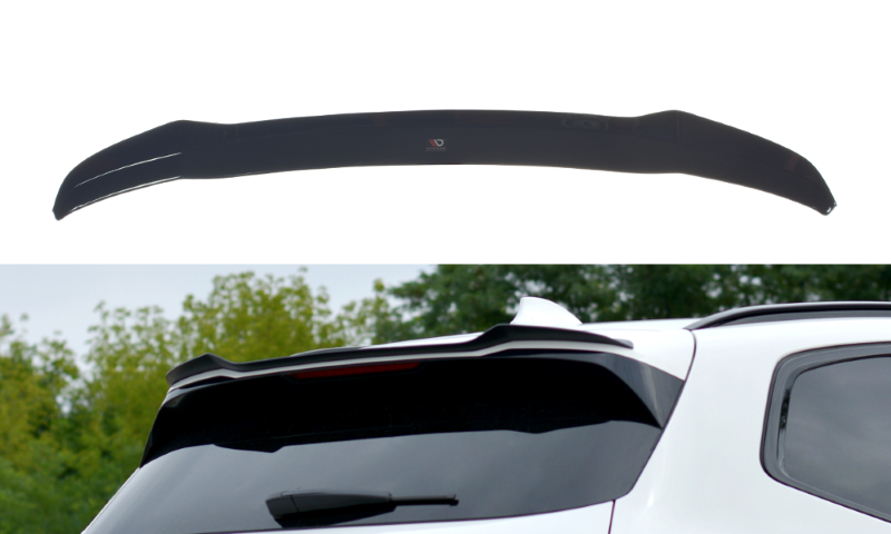 Spoiler passend voor BMW X3 M Pakket / M40D / M40i  G01 Maxton Glans Zwart