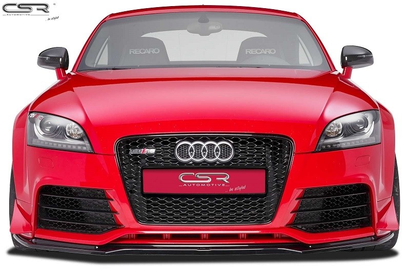 Voorspoiler passend voor Audi TT RS 8J zwart glans