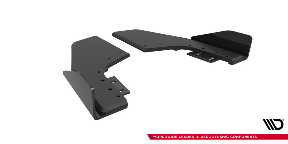Street Pro Zij-Diffusers V.2 + Flaps V.2 Volkswagen Golf R Mk8 / Mk8 Facelift
