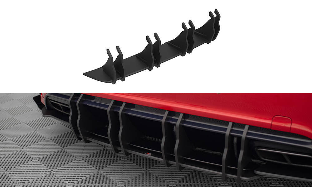 Diffuser passend voor Mercedes A45 AMG W176 FL Maxton Street Pro