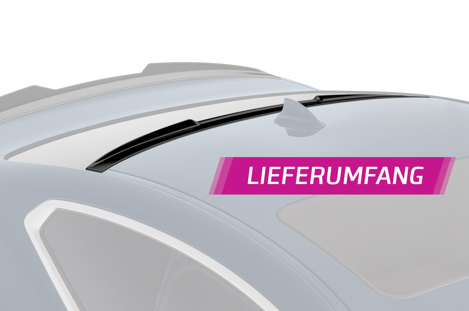 Spoiler passend voor BMW 4er G22 / G82 Coupe CSR Glans Zwart