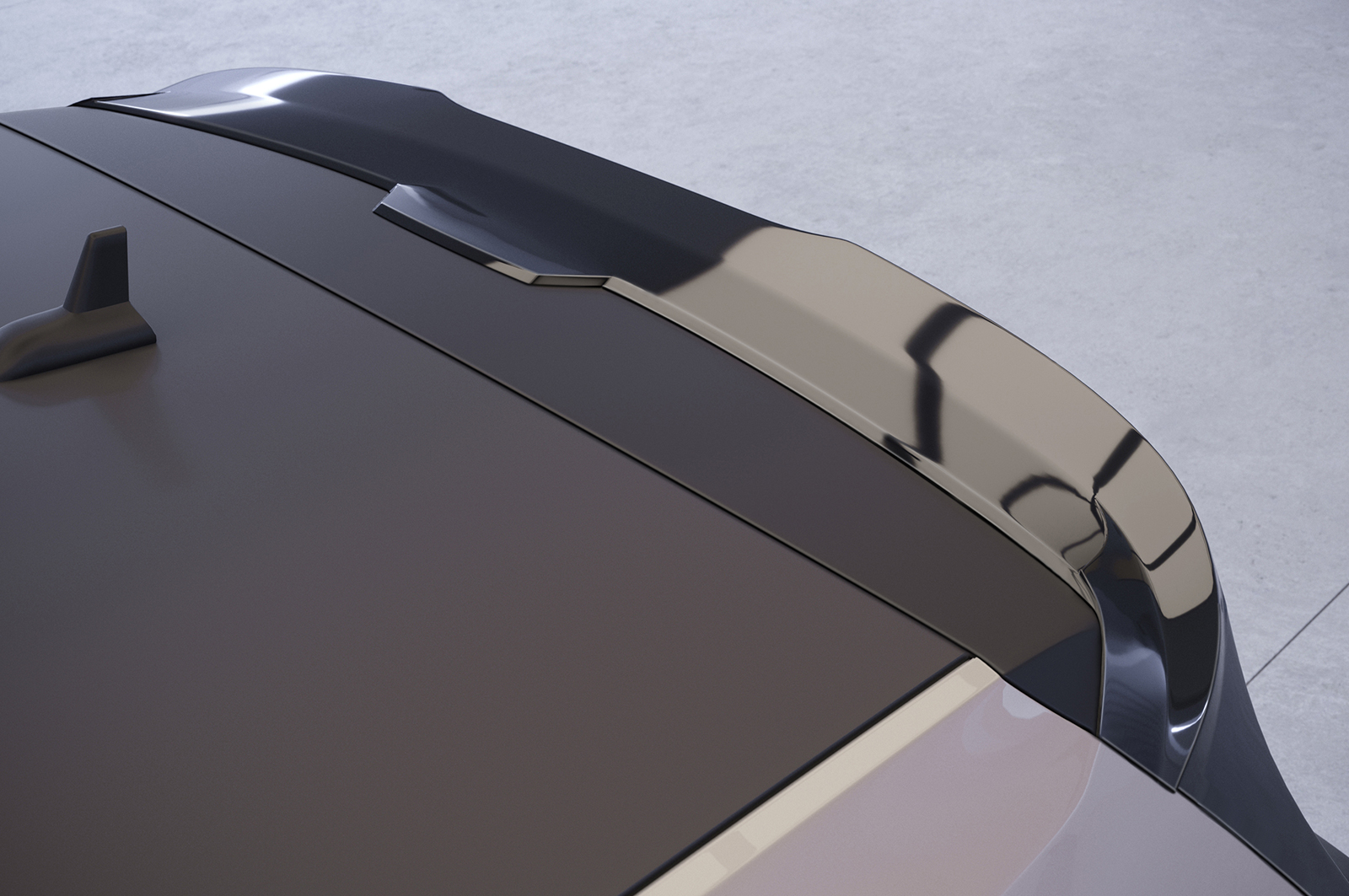 Spoiler passend voor VW Golf 7 (Typ AU) CSR Glans Zwart