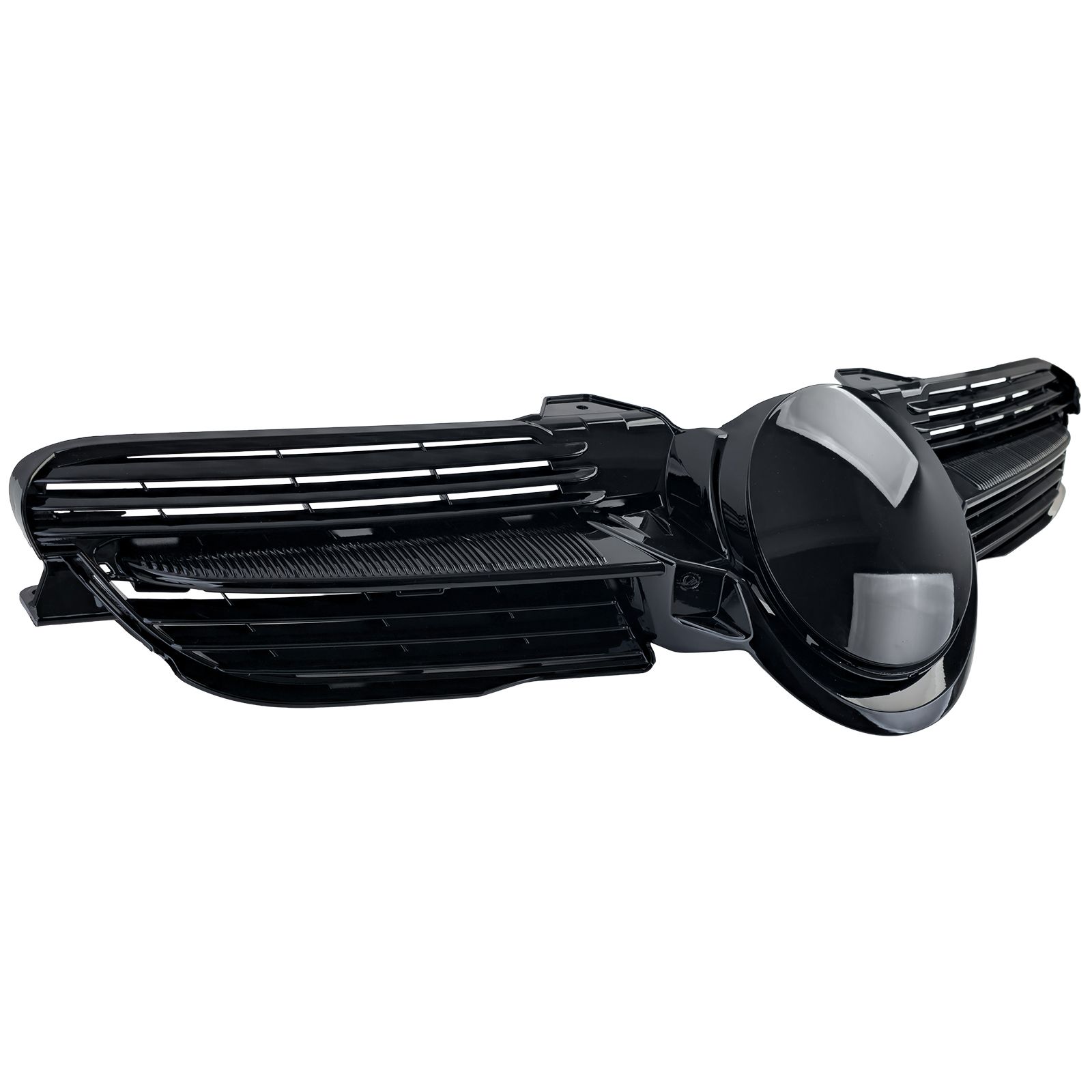Grill passend voor Mercedes SLK R171 2004-2007 Glans Zwart