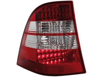 Achterlichten passend voor Mercedes M-Class 02-05 LED chroom