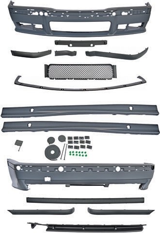 Bodykit passend voor BMW E36 Bumper Set M-Look