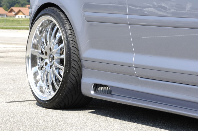 Zijskirts passend voor Audi A3 8P 3-5 Deurs Rieger met uitsned