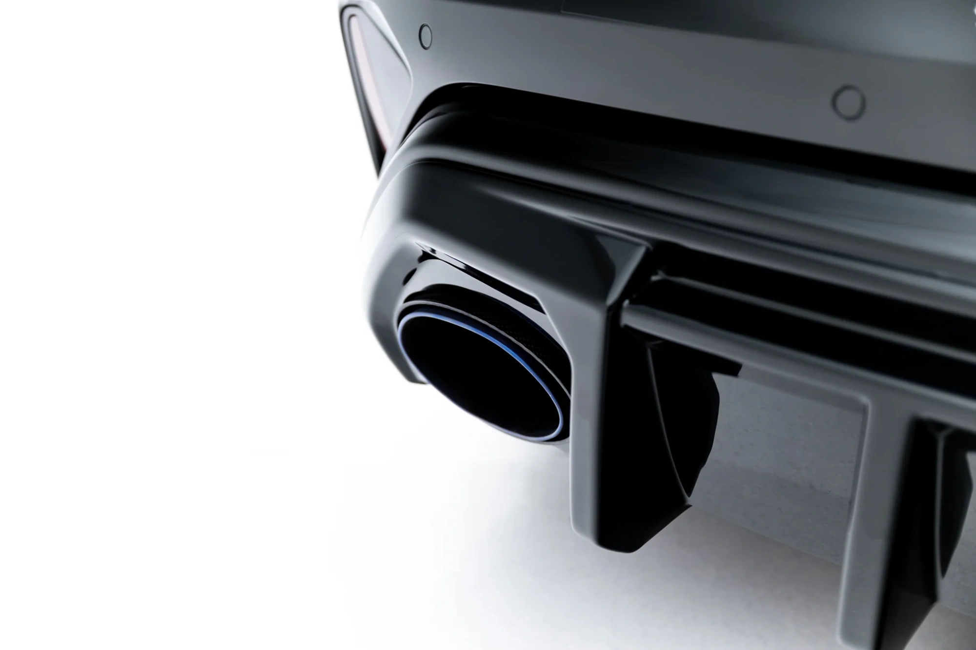 Diffuser passend voor Audi RS3 Sedan 8Y Facelift Maxton Glans Zwart
