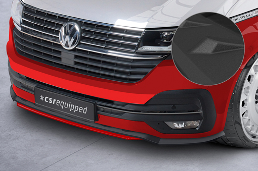 Voorspoiler passend voor VW T6.1 Bus CSR Mat Zwart