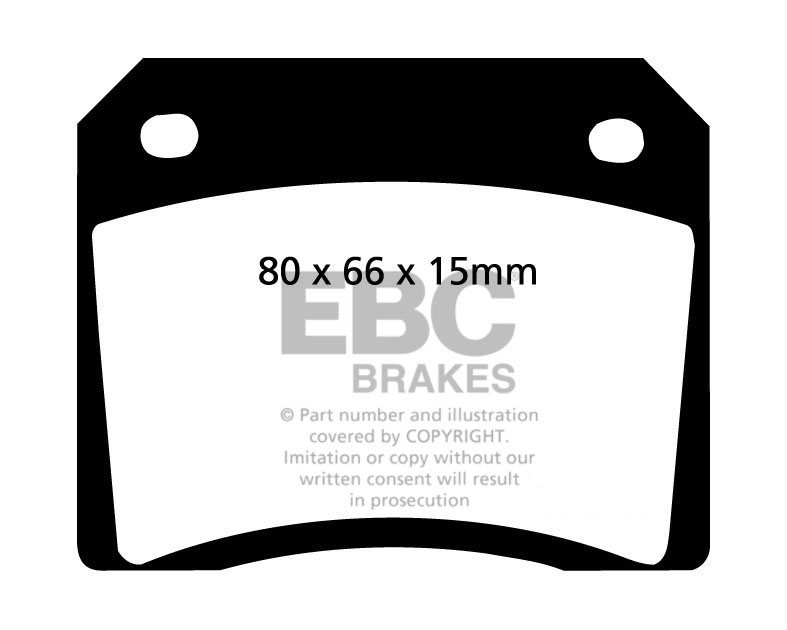 EBC Brakes DAIMLER DS420 Limousine 4.2 68-92 Remblokken achterzi