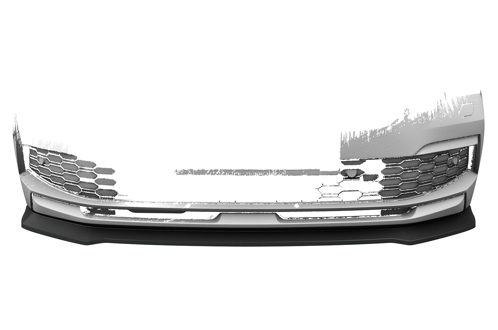 Voorspoiler passend voor Skoda Kamiq Glans Zwart – CSR Automotive