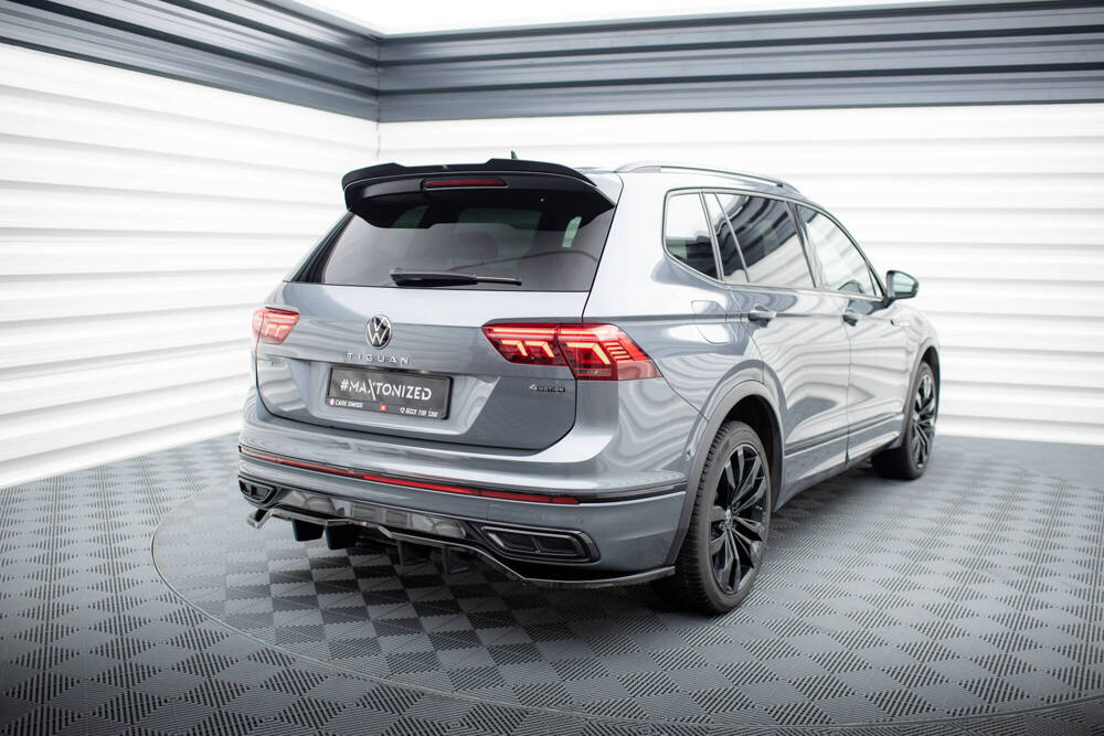 Diffuser passend voor Volkswagen Tiguan R-Line FL Maxton Glans Zwart