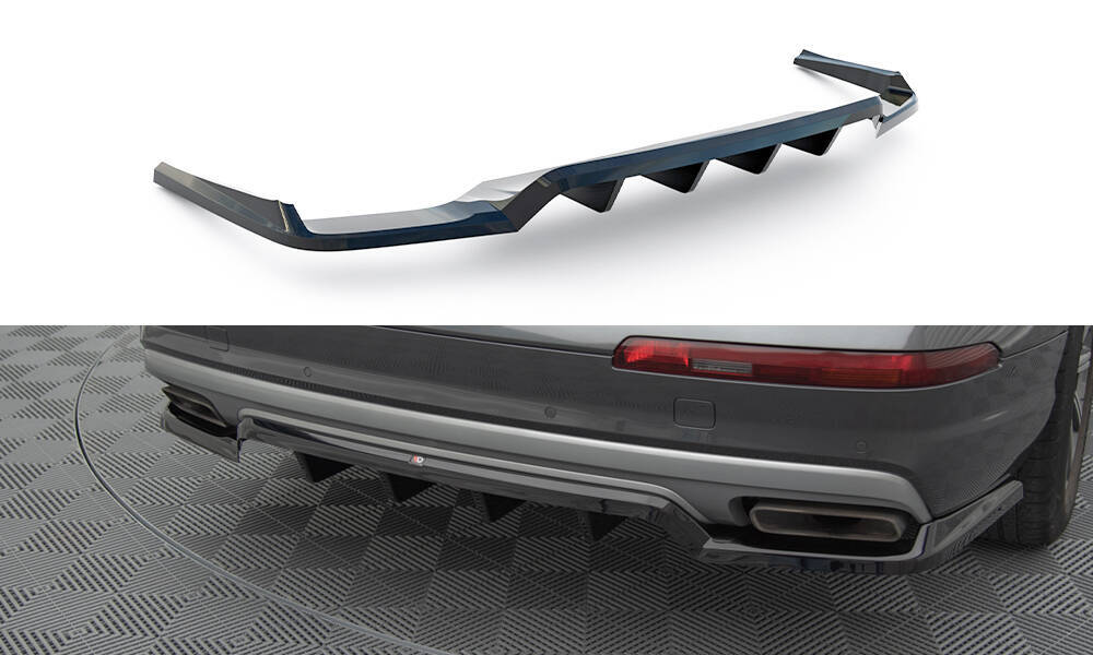 Diffuser passend voor Audi Q7 4M Maxton Glans Zwart
