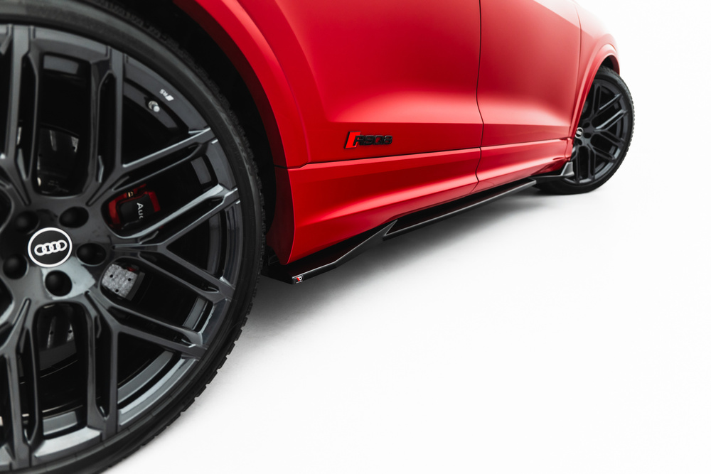 Zijskirts Audi RSQ8 MK1 Facelift Maxton  Kopiëren
