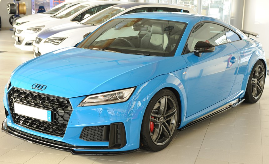 Zijskirts passend voor Audi TT  8S S-line/TTS/TT-RS (19mm hoog) Rieger