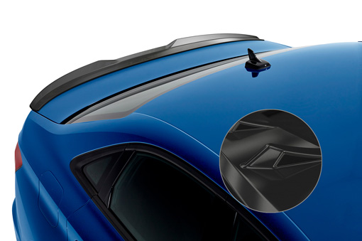 Spoiler passend voor Audi A3 Limousine (8Y) CSR glans Zwart