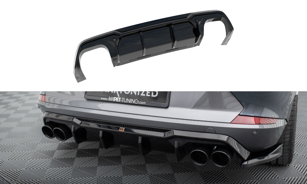 Diffuser passend voor Cupra Formentor Maxton Glans Zwart met Sierstukken
