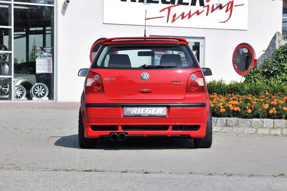 Achterbumper Diffuser passend voor VW Polo 9N Rieger