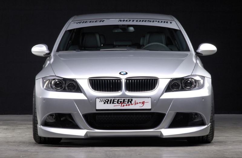 Voorbumper passend voor BMW E90 met ABE met uitsparing voor pdc Rieger