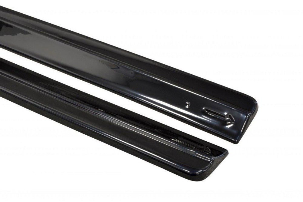 Zijskirts passend voor Audi S8 D4 FL Maxton Glans Zwart