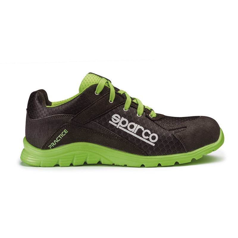 Sparco Lichtgewicht Werkschoenen Practice S1P Keke Zwart/Groen Maat 41