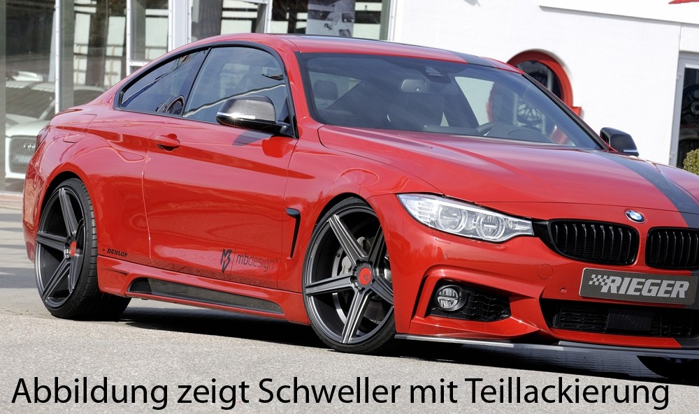 Zijskirts passend voor BMW 4 serie F32/F33/F36 M pakket