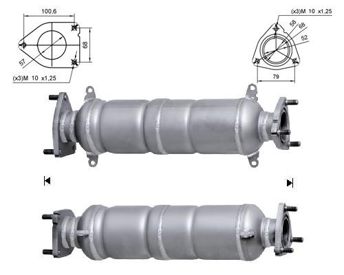 Honda ACCORD 2.2TD CDTI 2204 cc 103 Kw / 140 cv N22A1 Magnaflow