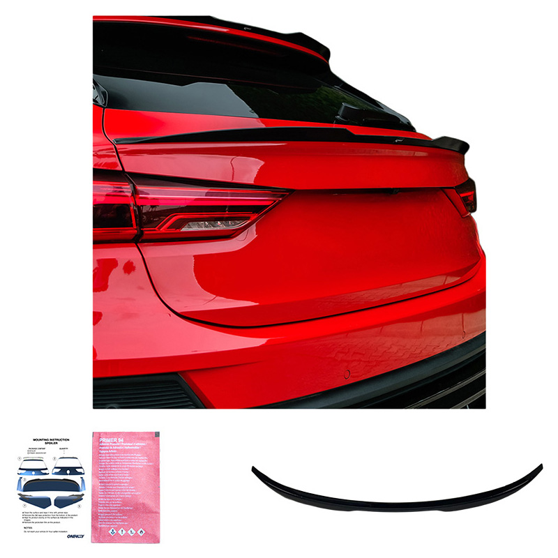 Achterspoiler  Audi Q3 (F3N) Sportback 2019-2025 incl. S-Line/RSQ3 - Glanzend zwart