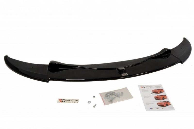 Voorspoiler passend voor BMW M3 E92 / E93 (Preface Model past op M Performance splitters) Glanzend Zwart
