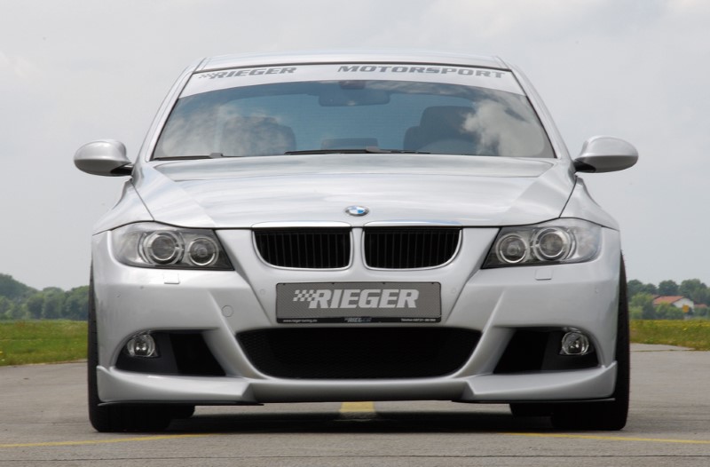 Voorbumper passend voor BMW E90 met ABE met uitsparing voor pdc en sproei-ins